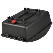 Top Case Vélo Klickfix Box Noir 12L + Fixation Racktime 25X18X35 cm