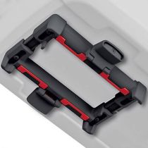Top Case Vélo Klickfix Box Noir 12L + Fixation Uniklip 25X18X35 cm