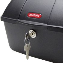 Top Case Vélo Klickfix Box Noir 12L + Fixation Uniklip 25X18X35 cm