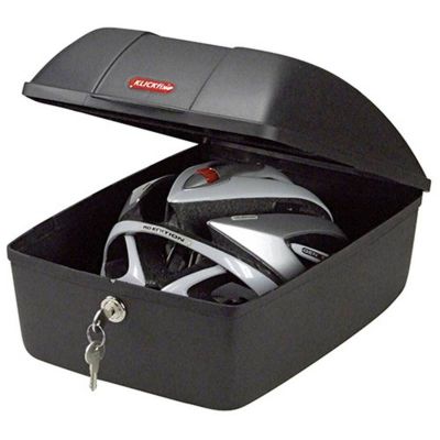 Top Case Vélo Klickfix Box Noir 12L + Fixation Uniklip 25X18X35 cm
