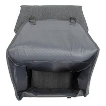 Sacoches Vélo Porte-Bagages à Pont Newlooks Nova Double Gris 32L 35X35X15cm