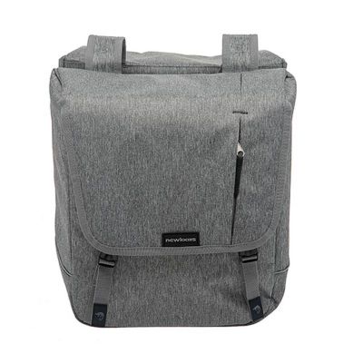 Sacoches Vélo Porte-Bagages à Pont Newlooks Nova Double Gris 32L 35X35X15cm