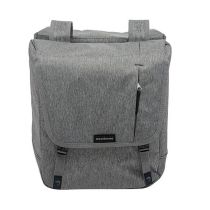 Sacoches Vélo Porte-Bagages à Pont Newlooks Nova Double Gris 32L 35X35X15cm