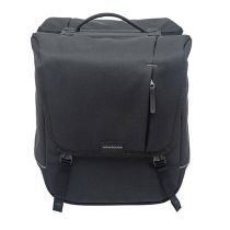 Sacoches Vélo Porte-Bagages à Pont Newlooks Nova Double Noir Racktime 32L 35x35x15cm 