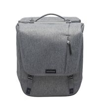Sacoches Vélo Porte-Bagages à Pont Newlooks Nova Double Gris Racktime 32L 35x35x15cm 