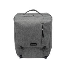 Sacoches Vélo Porte-Bagages à Pont Newlooks Nova Double Gris Détachable 32L 35x35x15cm