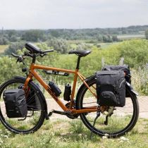 Sacoches Vélo Porte-Bagages à Pont Newlooks Sports Noir Racktime 32L 29x39x16cm