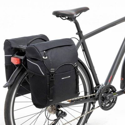 Sacoches Vélo Porte-Bagages à Pont Newlooks Sports Noir Racktime 32L 29x39x16cm