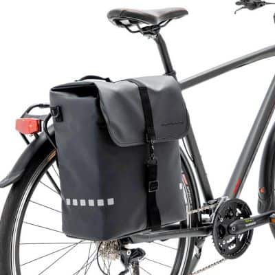 Sacoche Vélo Porte-Bagages Newlooxs Odense Single Noir 17.5L 32x38x16cm