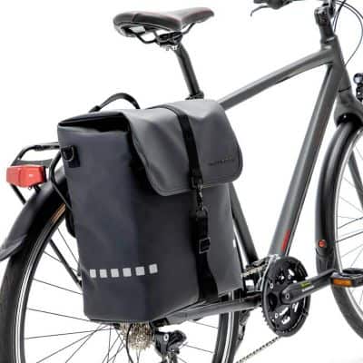 Sacoche Vélo Porte-Bagages Newlooxs Odense Single Noir 17.5L 32x38x16cm