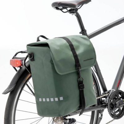 Sacoche Vélo Porte-Bagages Newlooxs Odense Single Kaki 17.5L 32x38x16cm