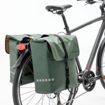 Sacoches Vélo Porte-Bagages à Pont Newlooxs Odense Double Kaki 39L 34x38x16cm