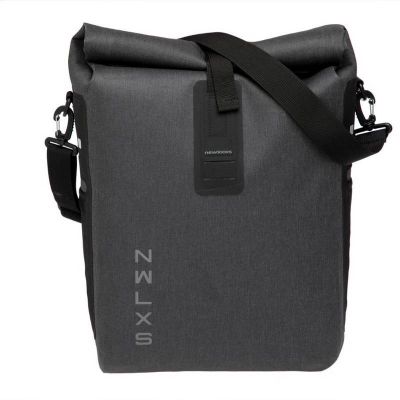 Sacoche Vélo Porte-Bagages Newlooxs Varo Single Gris 20L 28x43x17cm