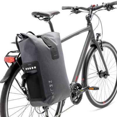 Sacoche Vélo Porte-Bagages Newlooxs Varo Backpack Gris 22L 29x50x15cm