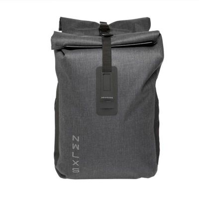 SACOCHE VELO PORTE BAGAGE A PONT NEWLOOXS VARO DOUBLE PANNIER GRIS RACKTIME - 40 LITRES -