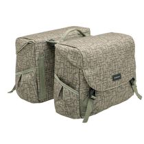 Sacoches Vélo Porte-Bagages à Pont Newlooxs Mondi Joy Ivy Beige Racktime 38L 37X32X16cm