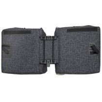 Sacoches Vélo Porte-Bagages à Pont Newlooxs Mondi Joy Ivy Gris Racktime 38L 37X32X16cm