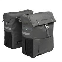 Sacoches Vélo Porte-Bagages à Pont Newlooxs Vigo Gris MIK 37L 31X40X15cm