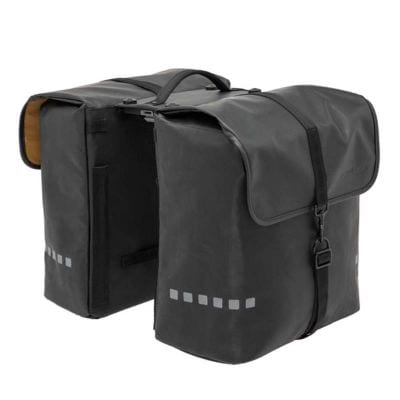 SACOCHE VELO PORTE BAGAGE A PONT NEWLOOXS ODENSE DOUBLE NOIR MIK - 39 LITRES - 340x380x160