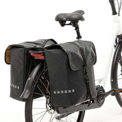 Sacoches Vélo Porte-Bagages à Pont Newlooxs Odense Double Noir MIK 39L 34x38x16cm