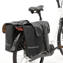 Sacoches Vélo Porte-Bagages à Pont Newlooxs Odense Double Noir MIK 39L 34x38x16cm
