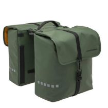 Sacoches Vélo Porte-Bagages à Pont Newlooxs Odense Double Kaki Racktime 39L 34x38x16cm