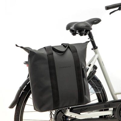 Sacoche Vélo Porte-Bagages Newlooxs Odense Shopper Kota Noir 24L 45x36x18cm