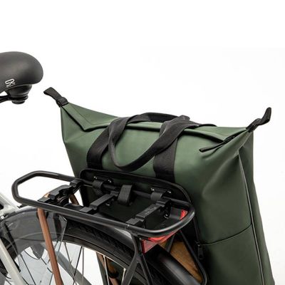 Sacoche Vélo Porte-Bagages Newlooxs Odense Shopper Kota Vert 24L 45x36x18cm