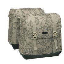 Sacoches Vélo Porte-Bagages à Pont Newlooxs Alba Double Bamboo Sable 42L 37x37x17cm