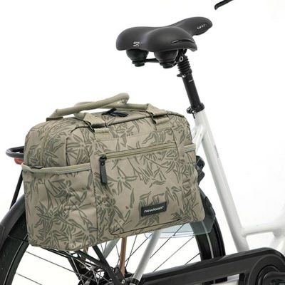 Sacoche Vélo Porte-Bagages Newlooxs Camella Bamboo Sable 13L 37x26x18cm
