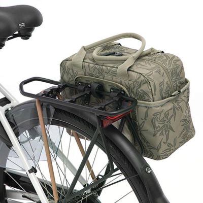 Sacoche Vélo Porte-Bagages Newlooxs Camella Bamboo Sable 13L 37x26x18cm