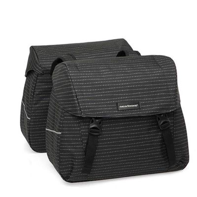 Sacoches Vélo Porte-Bagages à Pont Newlooxs Joli Nomi Noir Mik 37L 38x30x18cm
