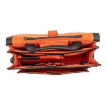 Sacoche Vélo Porte-Bagages Newlooxs Cuir Fellini Cognac 18L 40X32X15cm