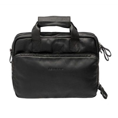 Sacoche Vélo Porte-Bagages Newlooxs Cuir Cali Noir 17L 40X31X15cm