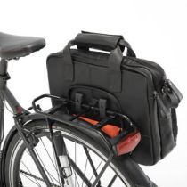 Sacoche Vélo Porte-Bagages Newlooxs Cuir Cali Noir 17L 40X31X15cm