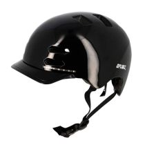 Casque Urbain Optimiz O370 Noir Brillant In Mold T.L Led & Clignotant Intégrés 58/61cm