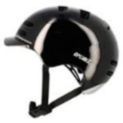 Casque Urbain Optimiz O370 Noir Brillant In Mold T.S Led & Clignotant Intégrés 53/55cm