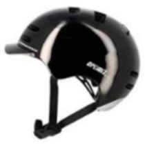 Casque Urbain Optimiz O370 Noir Brillant In Mold T.L Led & Clignotant Intégrés 58/61cm
