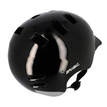Casque Urbain Optimiz O370 Noir Brillant In Mold T.S Led & Clignotant Intégrés 53/55cm