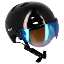 Casque Urbain Optimiz O390 Noir Brillant In Mold T.M Clignotant / Bluetooth 55/58cm