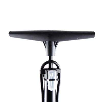 POMPE A PIED OPTIMIZ ACIER NOIR MANO 11 BARS DOUBLE TETE PLASTIQUE VS/VP