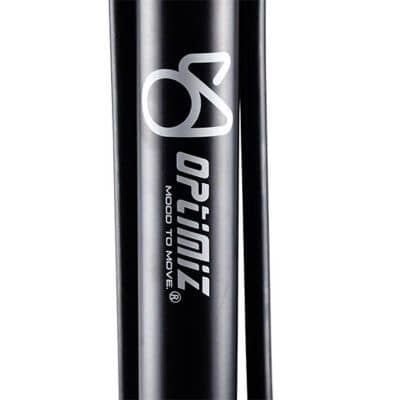 Pompe à Pied Optimiz Acier Noir Mano 11 Bars Double Tête Plastique VS/VP