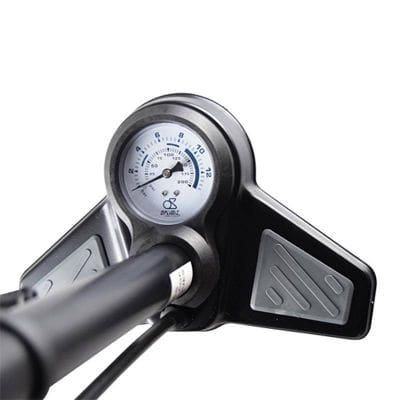Pompe à Pied Optimiz Acier Noir Mano 11 Bars Double Tête Plastique VS/VP