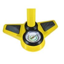 Pompe à Pied Optimiz Acier Jaune Mano 11 Bars Double Tête Plastique VS/VP