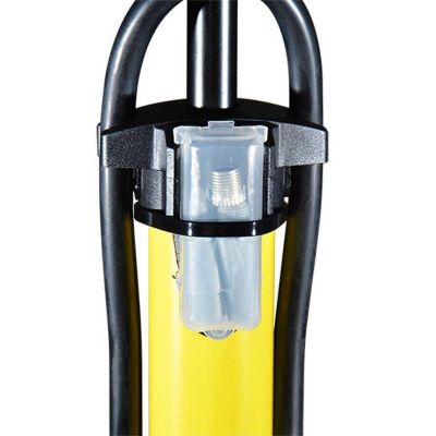 Pompe à Pied Optimiz Acier Jaune Mano 11 Bars Double Tête Plastique VS/VP