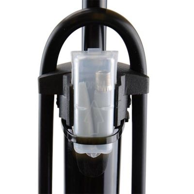 Pompe à Pied Optimiz Acier Noir Tête Plastique VS/VP