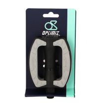 Pédales City / Urbain Optimiz Résine Gris/Noir Anti-Dérapantes Ø 9/16