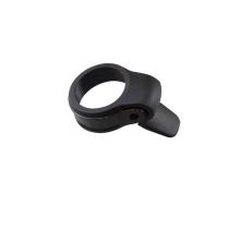 Collier Tige de Selle VTT/VTC Optimiz Ø31.8mm Alu Noir avec Protecteur Résine