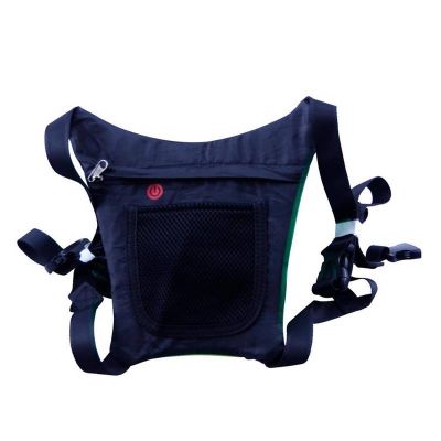 GILET REFLECHISSANT OPTIMIZ AVEC SIGNALISATION INTEGREE INDICATEUR DIRECTION TEL. AU CINT