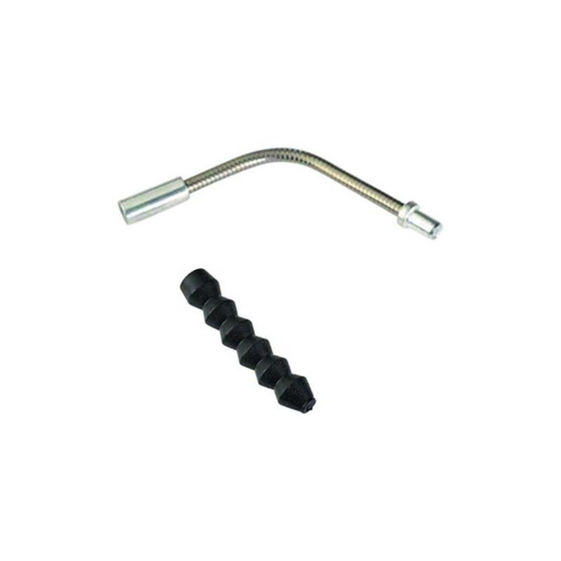 Coude de Frein V-Brake Optimiz 90° Flexible Inox Argent